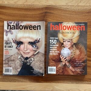 2 Halloween Martha Stewart Magazines